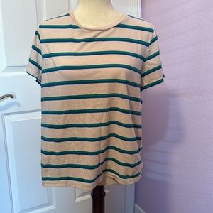Striped Wild Fable Short Sleeve Shirt Size XL